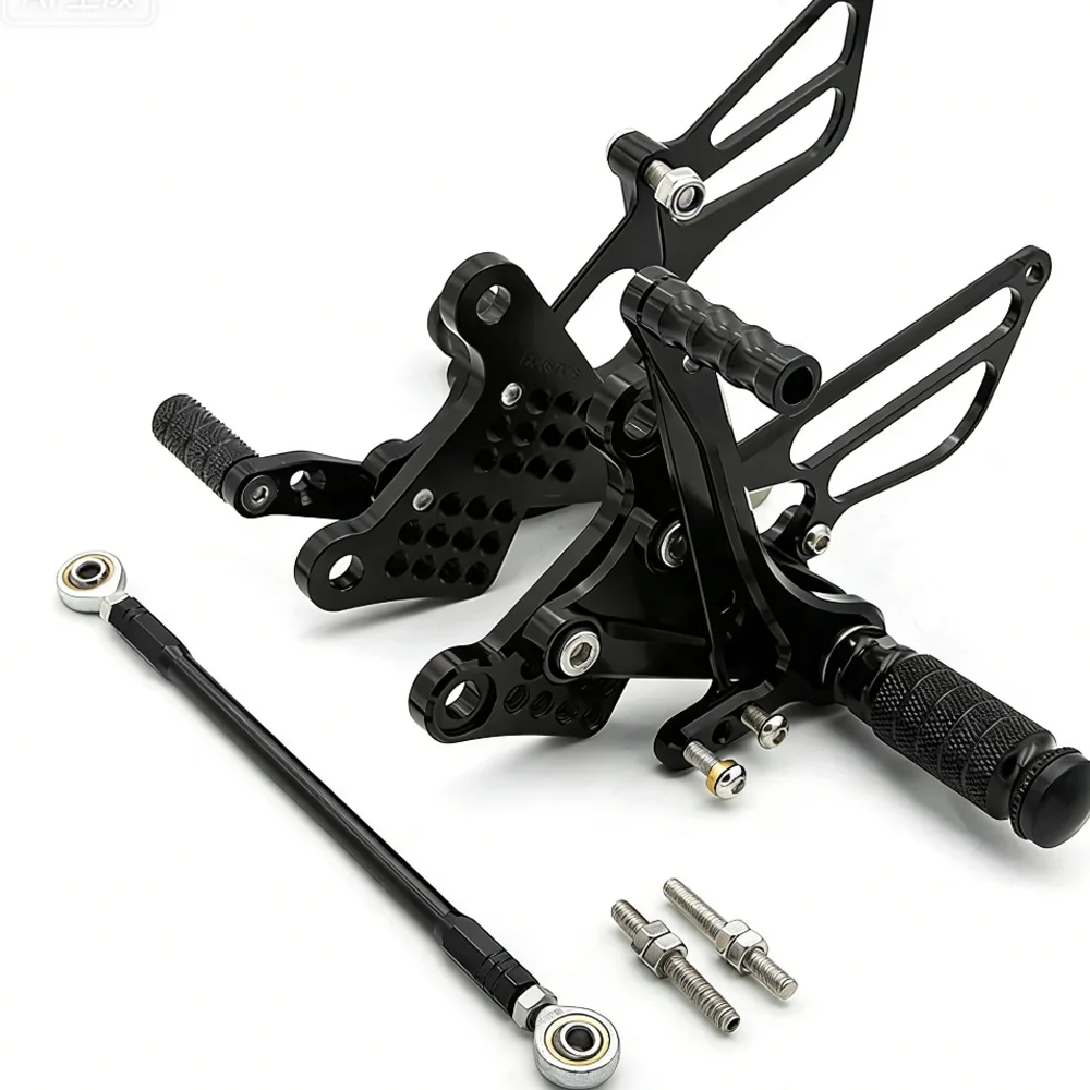 ZX 6R 636 09-24 Adjustable Rearset Footpeg Foot Peg Footrest For Kawasaki Ninja ZX6R ZX636 ZX-6R 2009-2020 2021 2022 2023 2024 view 4