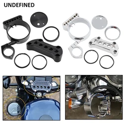 Motorcycle Instrument Bracket Speedometer Bracket Housing Side Mount Relocation Cover Fit For Harley Sportster 883 XL FX Dyna