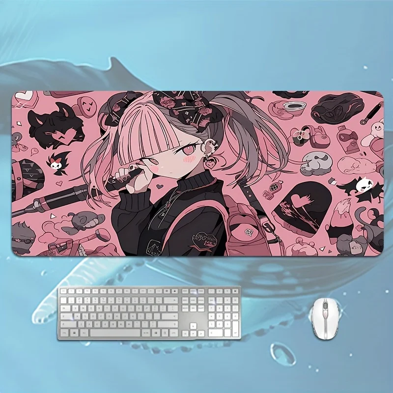 

Classic Desk Mat Mouse Pad Classic Desk Mat Comfort Cloth Surface Stable Rubber Base for Home Office PC Laptop Work Desk Desk Pa