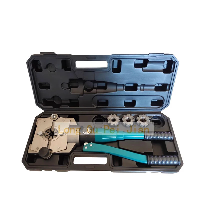 Manual Hydraulic Pipe Clamping Machine Repair Tools Hose Pipe Crimping Tool Air Conditioning System Pipeline Crimping Tool 50MPa