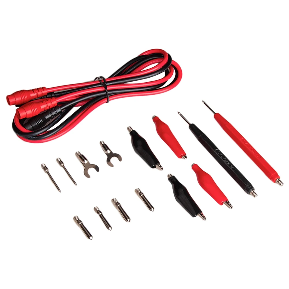 

AS94-32Pcs Multimeter Test Probe Test Leads Kit For Digital Multimeter Crocodile Clips U Type Probe