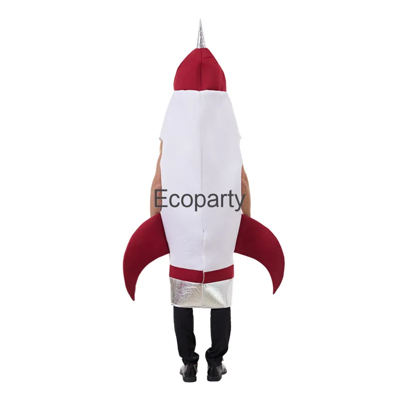 Unisex Anime Rocket Cosplay Costume Adult Halloween Purim Carnival Party 3D Rocket Spaceman Jumpsuits Suit For Men Women