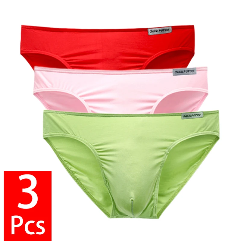 

3 шт./лот, мужское нижнее белье из модала, мягкие трусы высокого качества, дышащие удобные молодежные трусы, мужские сексуальные трусики с выпуклостью U