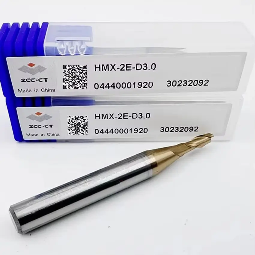 

HMX-2E-D3.0 ZCC.CT HMX-2E Two edge straight shank flat end milling cutter D3.0*6*8*50 2F Flat End Mill 2 Flutes Flat End Mills