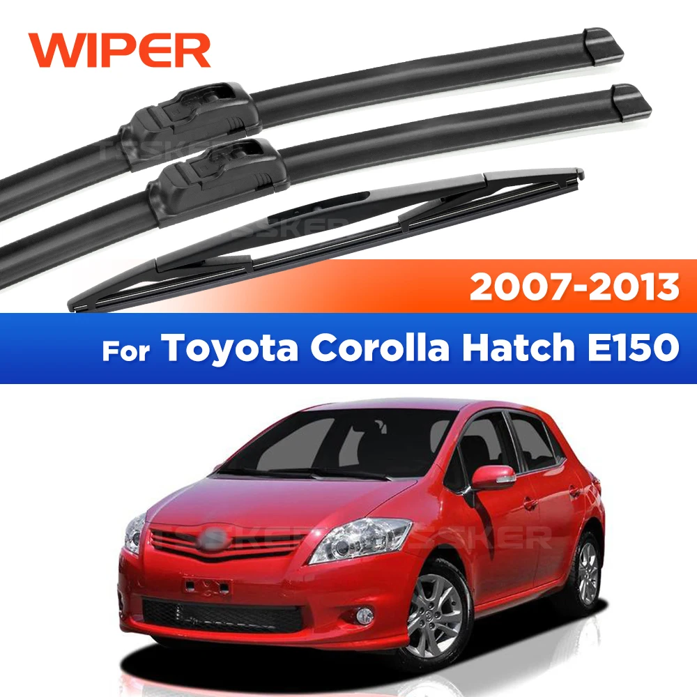 

For Toyota Corolla Hatch 2007-2012 2008 2009 2010 Wiper Front&Rear Wiper Blades Windshield Windscreen Window Brushes 26"+16"+12"