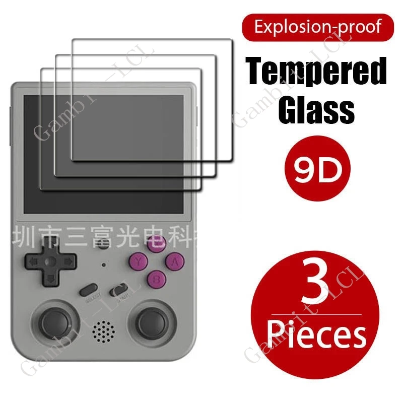 

3PCS 9H HD Tempered Glass For ANBERNIC RG353V RG353VS 3.5Inch AnbernicRG353V Player Games Screen Protector Cover Film