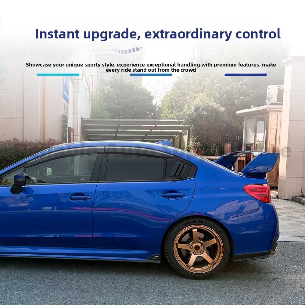 For Toyota Subaru WRX STI VA 2014-2021 Triangle Louver Vinyl Wrap Sticker Modification Kit Premium Quality High Adhesion Durable
