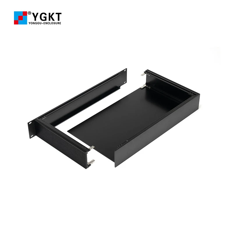 Custom Fabrication Circuit Board Sheet Metal Box Full Aluminum Industrial Computer Chassis 19 Inch 1.5U Rack Mount Server Case