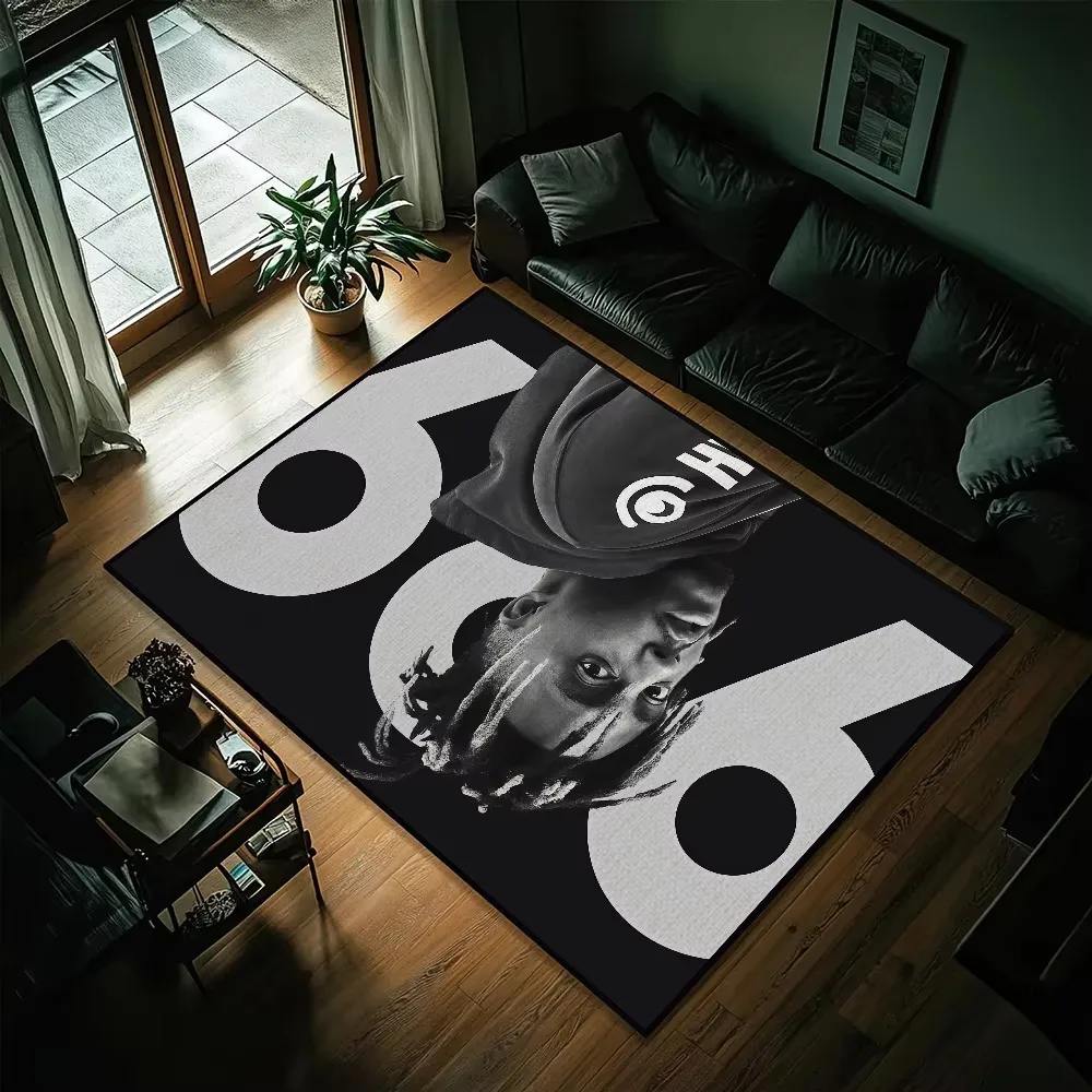 Rapper Juice Wrld 999 small carpet Bedside Kitchen Bath Living Home House Bedroom Floor Mat Doormat Decoration