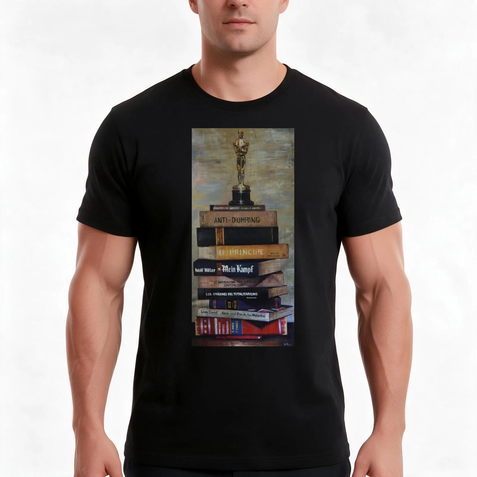 The Magic Mountain César Castillo Backroom Art T-Shirt Summer Casual Cotton Tee Oversized Streetwear Tops Unisex Men Women