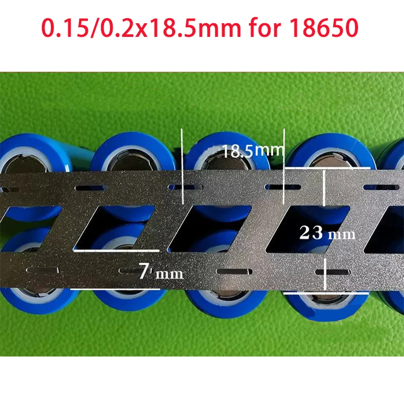 1kg Diagonally Offset Nickel-plated Strips 0.15/0.2mm Thick Spot Welding 18650/21700 Battery Hole Spacings 18.5/19/21.5/22.5mm