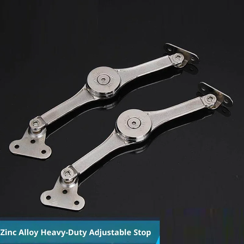 Folding Air Pressure Rod Telescopic Glass Frame Accessories Cabinet Top Flip Door Zinc Alloy Support Can Be Stopped Freely