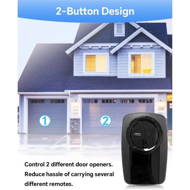 [NEW!A25P】 Chamberlain Klik5u-Bk2 Klik3u-Bk For 380UT Garage Door Opener Remote Clicker, For Lift Master Craftsman Genie,Dip