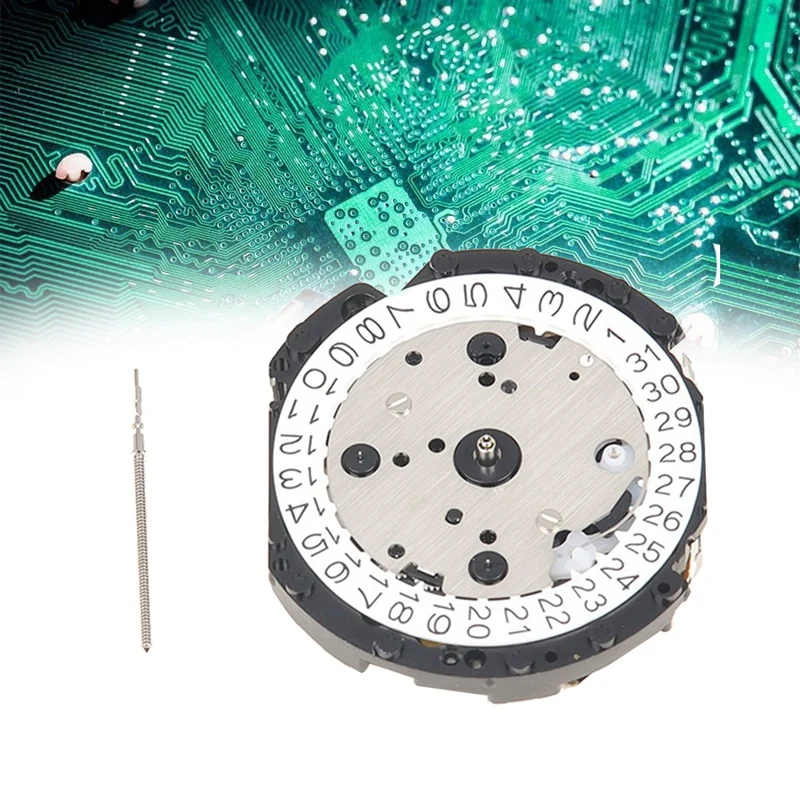 Watch Quartz Movement For VD53 VD53C Movements Repair Tool Crown At 3 Replacement Parts