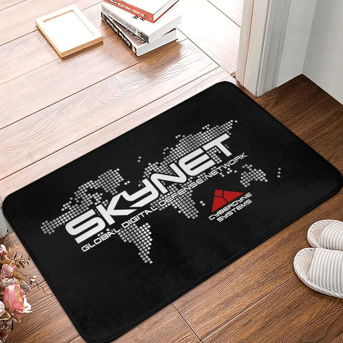 Skynet-Lovely Soft Carpet for Bedroom, Nordic Non-Slip Bedside Area Rug, Home Decor, Cyberdyne Systems