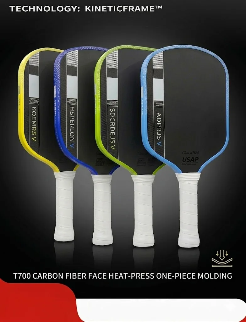 

2026 PRE-ORDER Ben Johns Pro V 16mm 14mm GEN 5 Carbon Fiber Kinetic Framework Pickleball Paddle USAPA UPA-A Approved