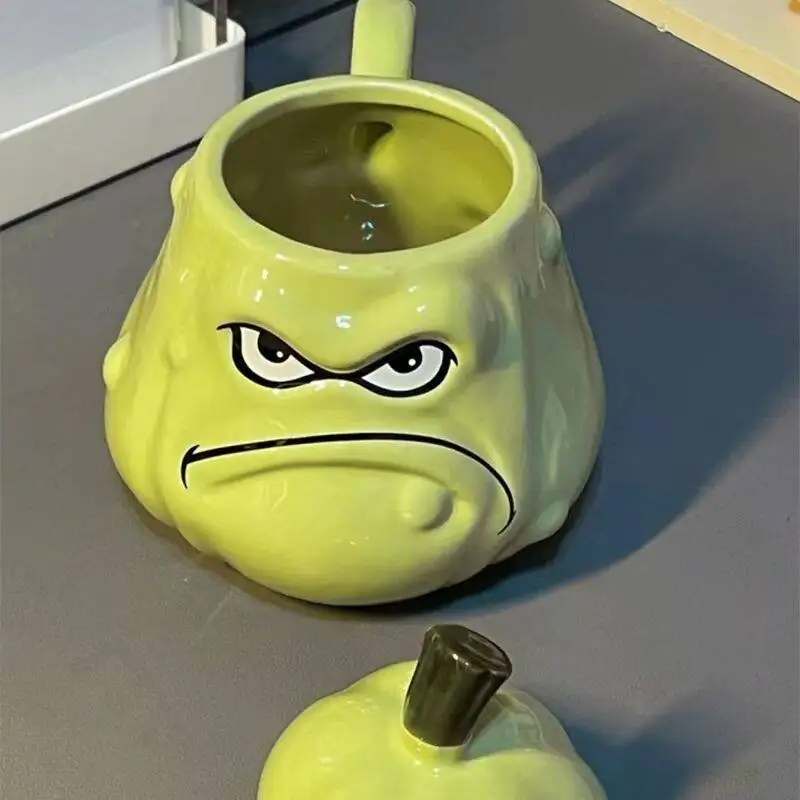 Pumpkin Ceramic Mug Unique Weird Design Water Cup Creative Birthday Gift Friends Household Breakfast Coffee Tableware Wholesale