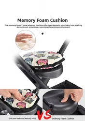 Thiened Memory Foam Children's Cuion Rail Guard Accories Baby Puair Universal Soft Chair for Kids