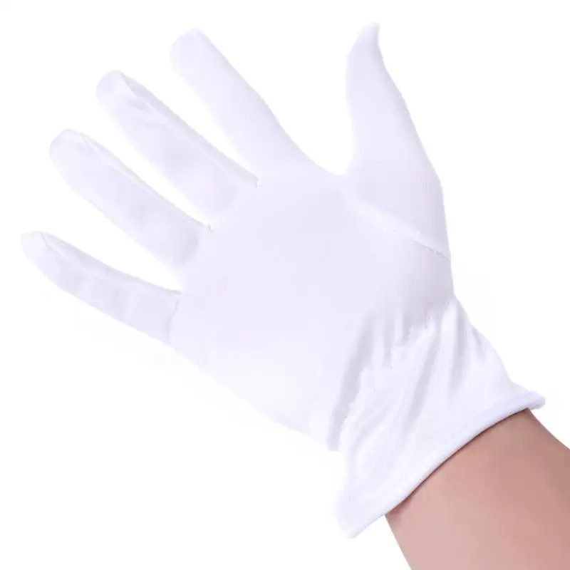 31BB Soft White Inspection Cotton Jewelry Gloves Work for Protection Gloves Lisle Glo