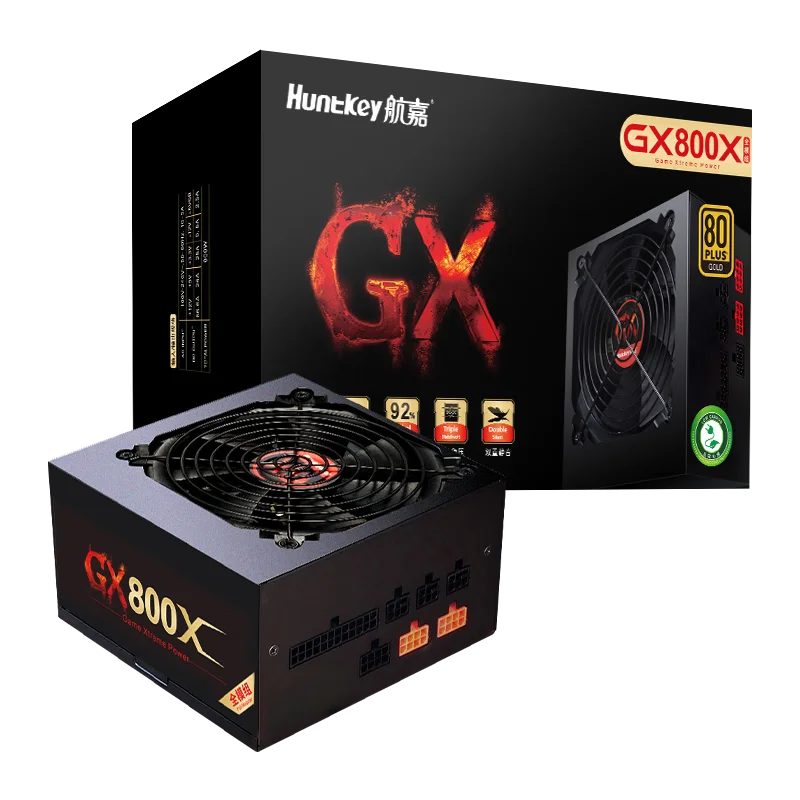 Fuente de alimentación Fuente de alimentación para juegos con certificación dorada GX800PRO-800W