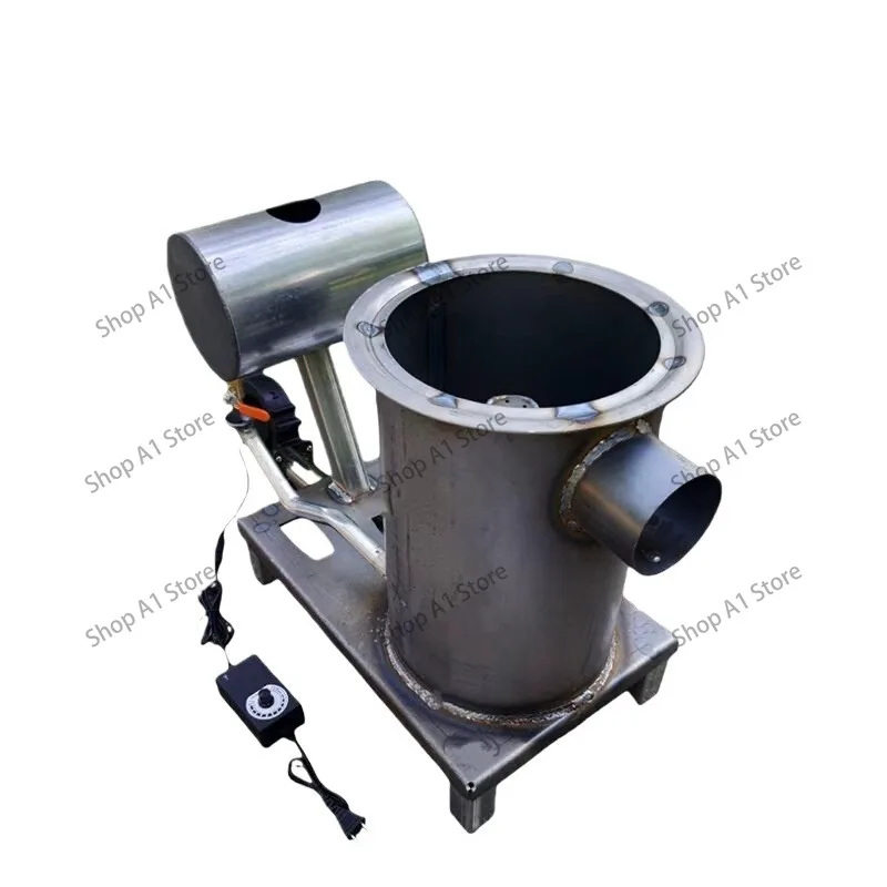 New waste oil burning stove, warm air hot blast stove for heating, cooking, farming, vegetable greenhouses to increase
