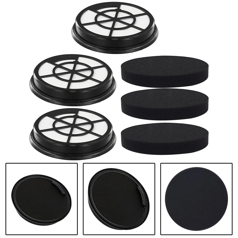 

3pcs Filter And Sponge Cartridges For NEN0101, NEN0106, NEN110A, NEN110B, And NEN110D Cyclonic Bagless Vacuums