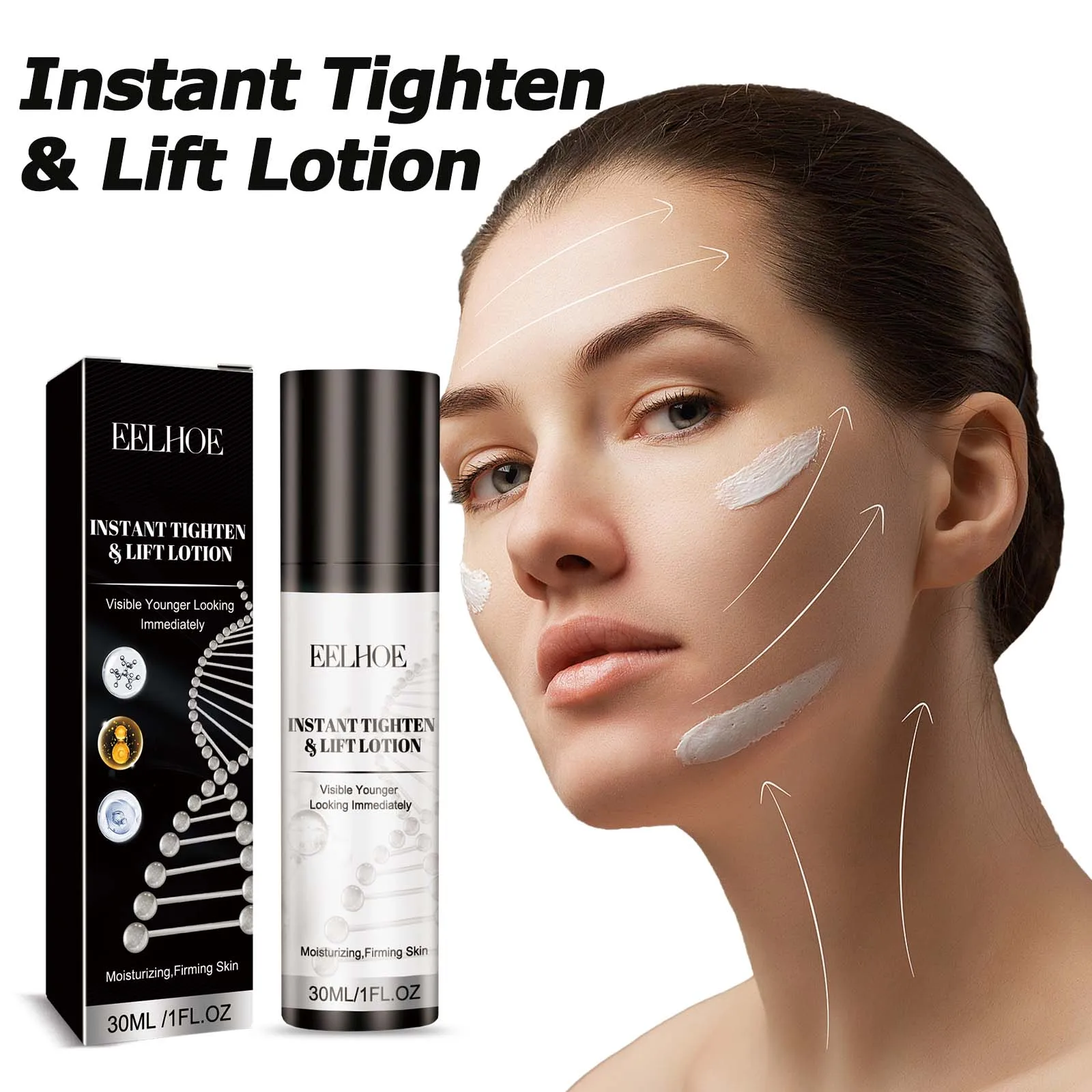 

Instant Tighten & Lift Lotion Collagen Boost Younger Face Cream Firming Smooth Face Skin Care Nourishing Moisturizing Lotion