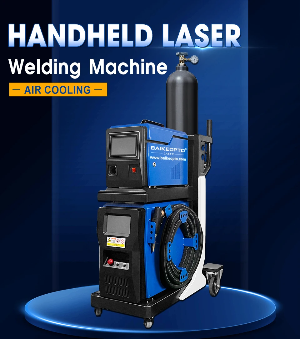 2000W High Power Laser Handheld Welding Cutting Cleaning 3-in-1 Air-Cooled Welding Machine for Metal