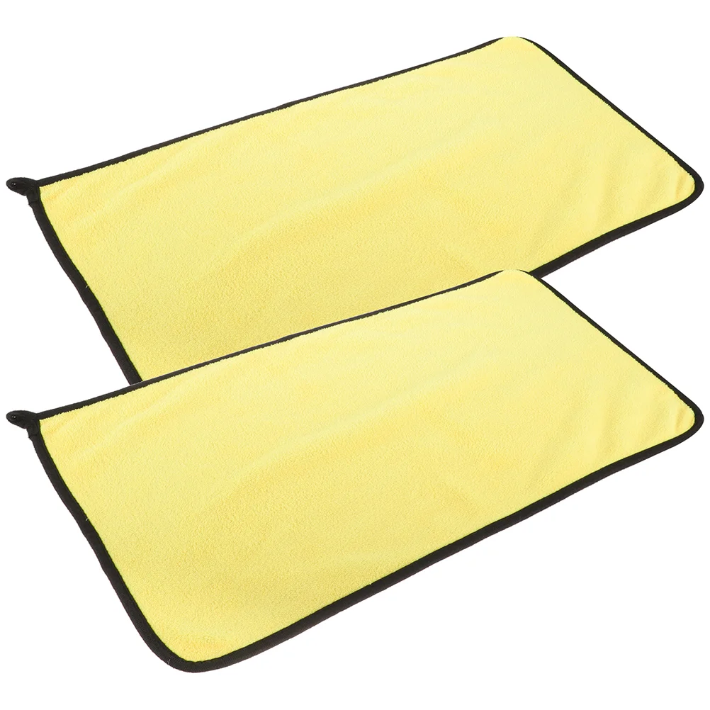 

2 Pcs Car Towels Drying Wash Micro Fiber Rag Motorcycle Cleaning Microfiber Cloth