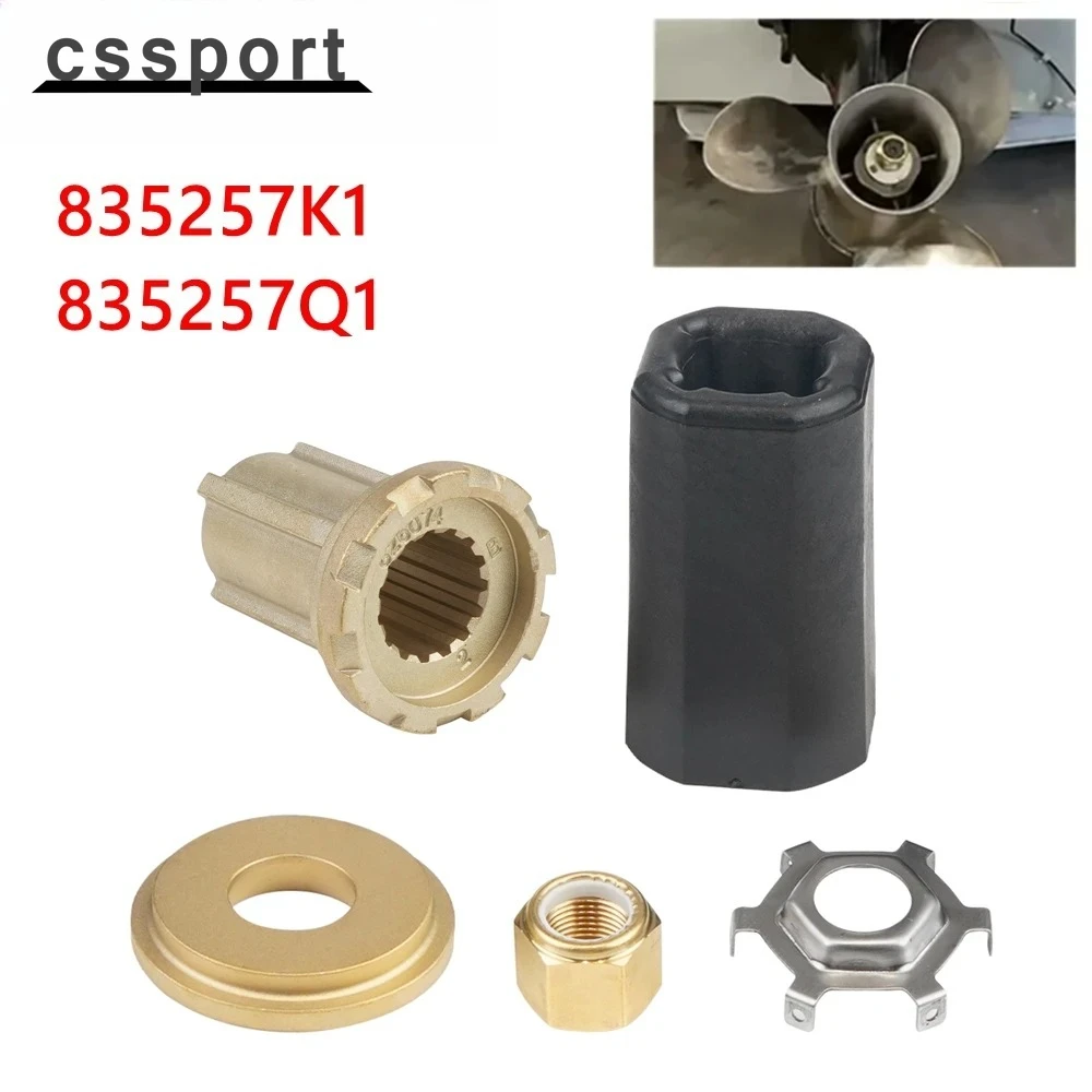 

Flo-Torq II Hub Kit 835257Q1 835257K1 for Mercruiser Alpha One/Bravo One Mercury Mariner Outboard Boat Motos 60-300 HP