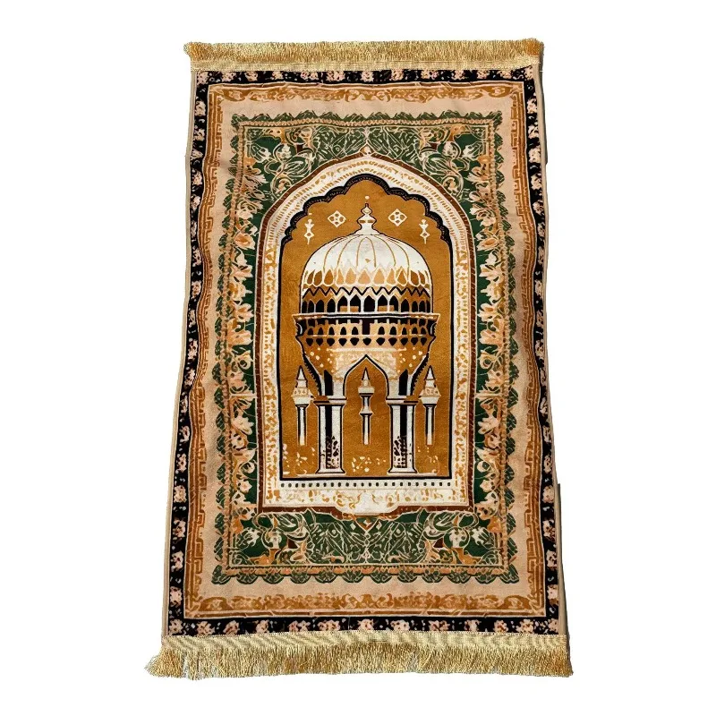 Super Thick 8cm Flannel Printed Living Room Carpet High Density Non-Slip Prayer Mat Soft Home Decor Floor Mat for Home