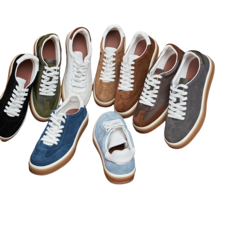 

Мужские кроссовки на платформе с нескользящей дышащей сеткой, легкие, для активного отдыха, прогулок и повседневной носки, спортивная обувь AL1703