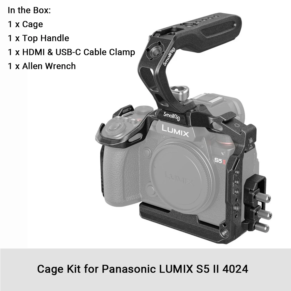 SmallRig パナソニックLUMIX S5 II/S5 IIX用 ケージキット