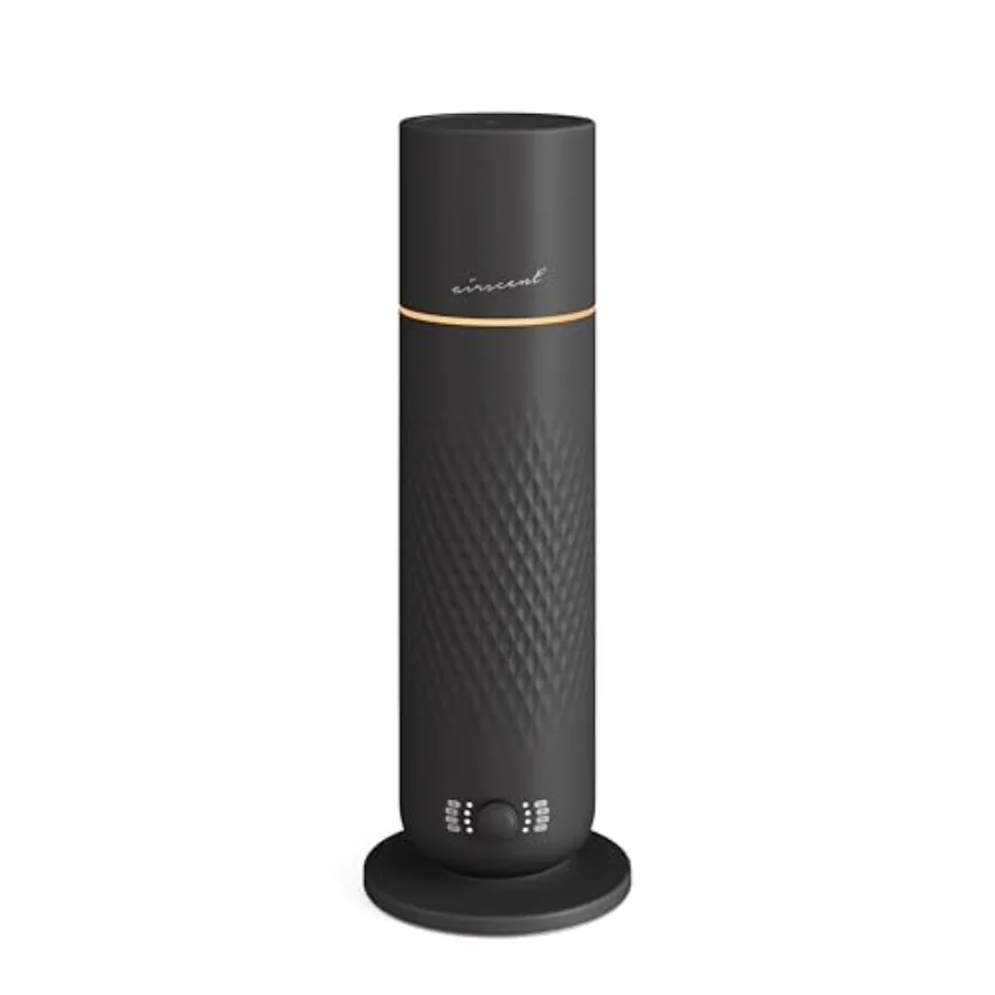Waterless cold air scent diffuser for homes offices hotels spas black ABS plastic sleek aesthetic design with quiet operation 4 description
