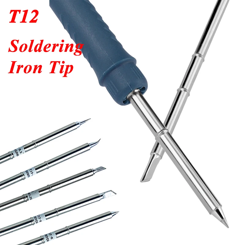 T12 Electric Soldering Iron Tips T12-K B2 BC2 ILS JL02 D24 KF  DIY Soldering Station Kits Universal Style