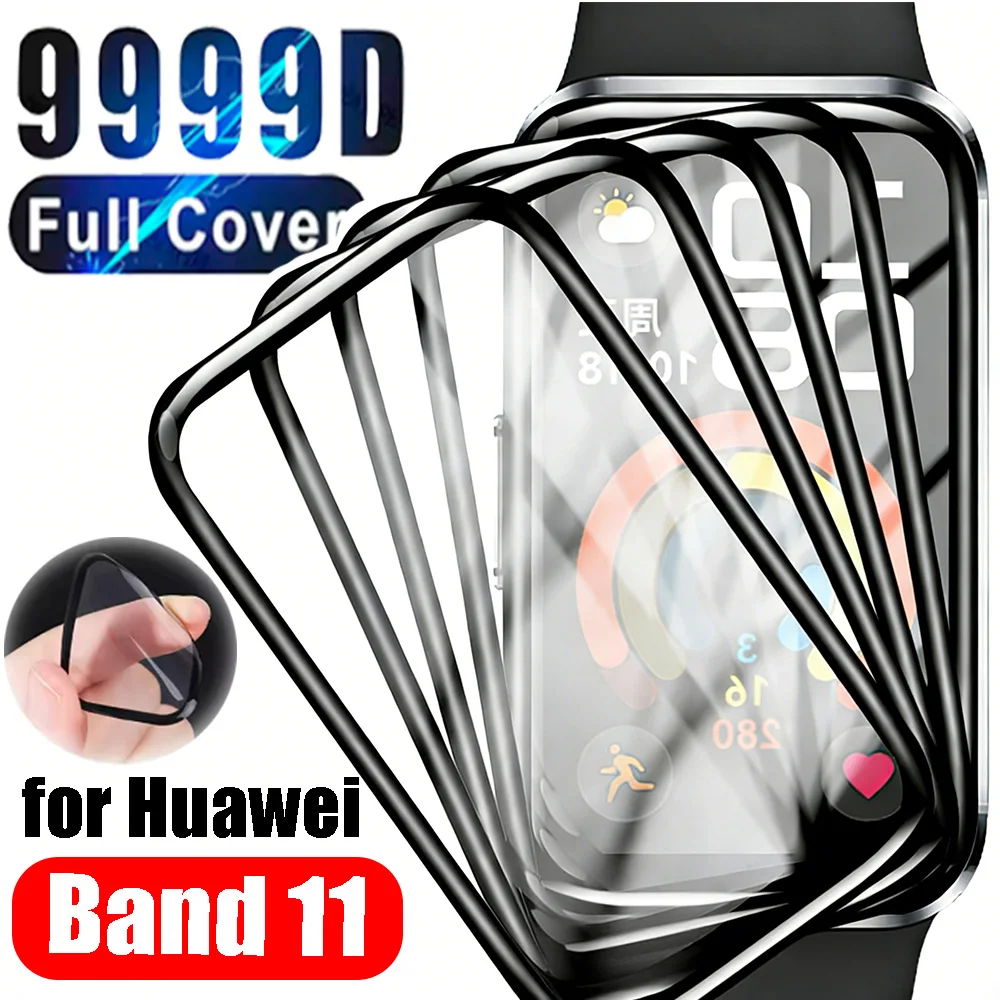 

Защитные пленки для экрана Huawei Band 11, прозрачные, изогнутые, устойчивые к царапинам, защитные пленки для умных часов Huawei Band 11 Pro, не стекло