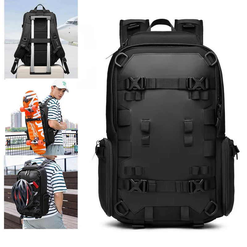 

Backpack Skateboard Outdoor Sports Backpack 17 Inch Laptop Multifunction Waterproof Travel Bag For Man