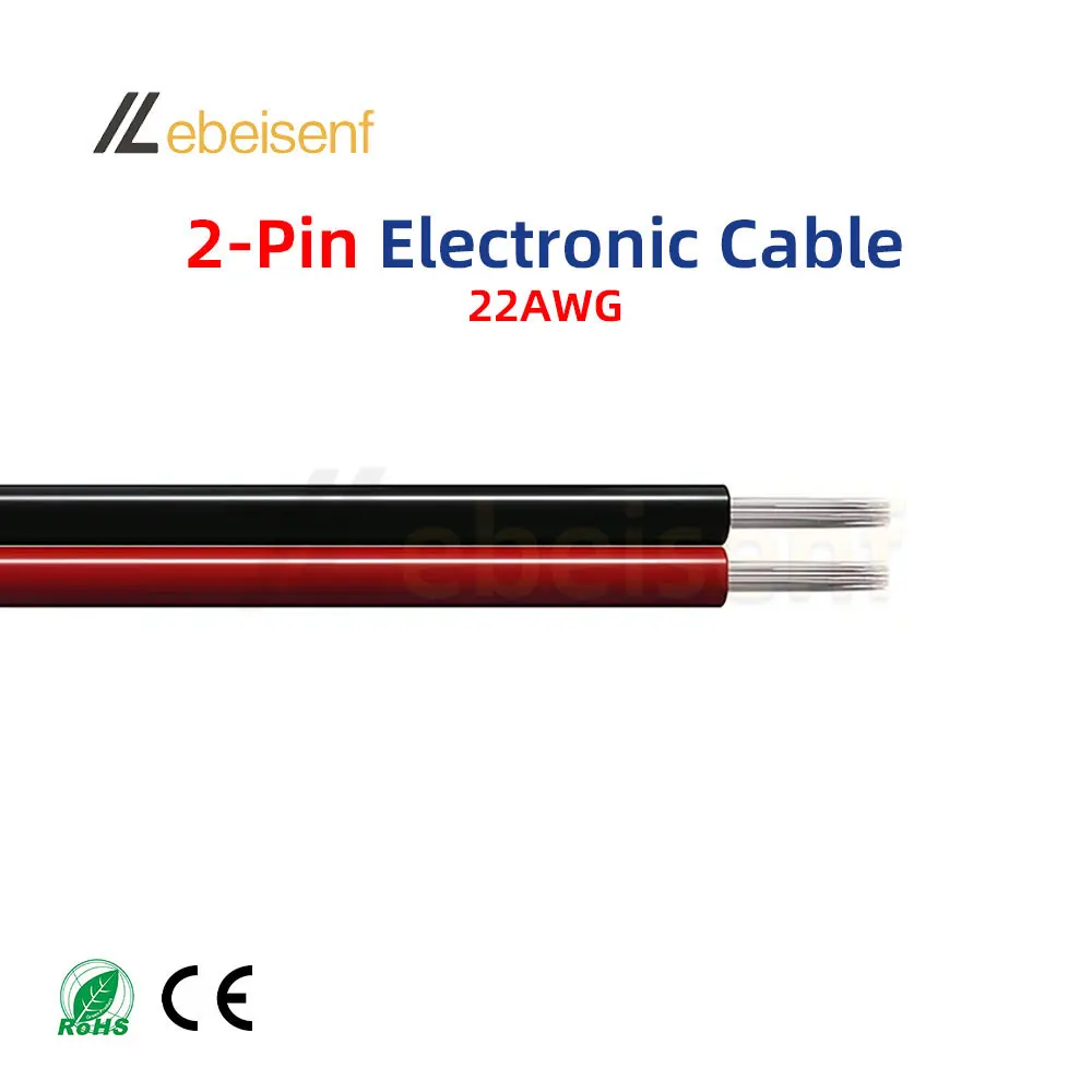 Farbiges LED Streifen Verlängerungskabel 5/10M 22AWG 2-6Pin passend für 3528 5050 RGB RGBW CCT Streifen, Verbindungskabel DIY Schrank Küche Kleiderschrank Zubehör LED Lichtleiste