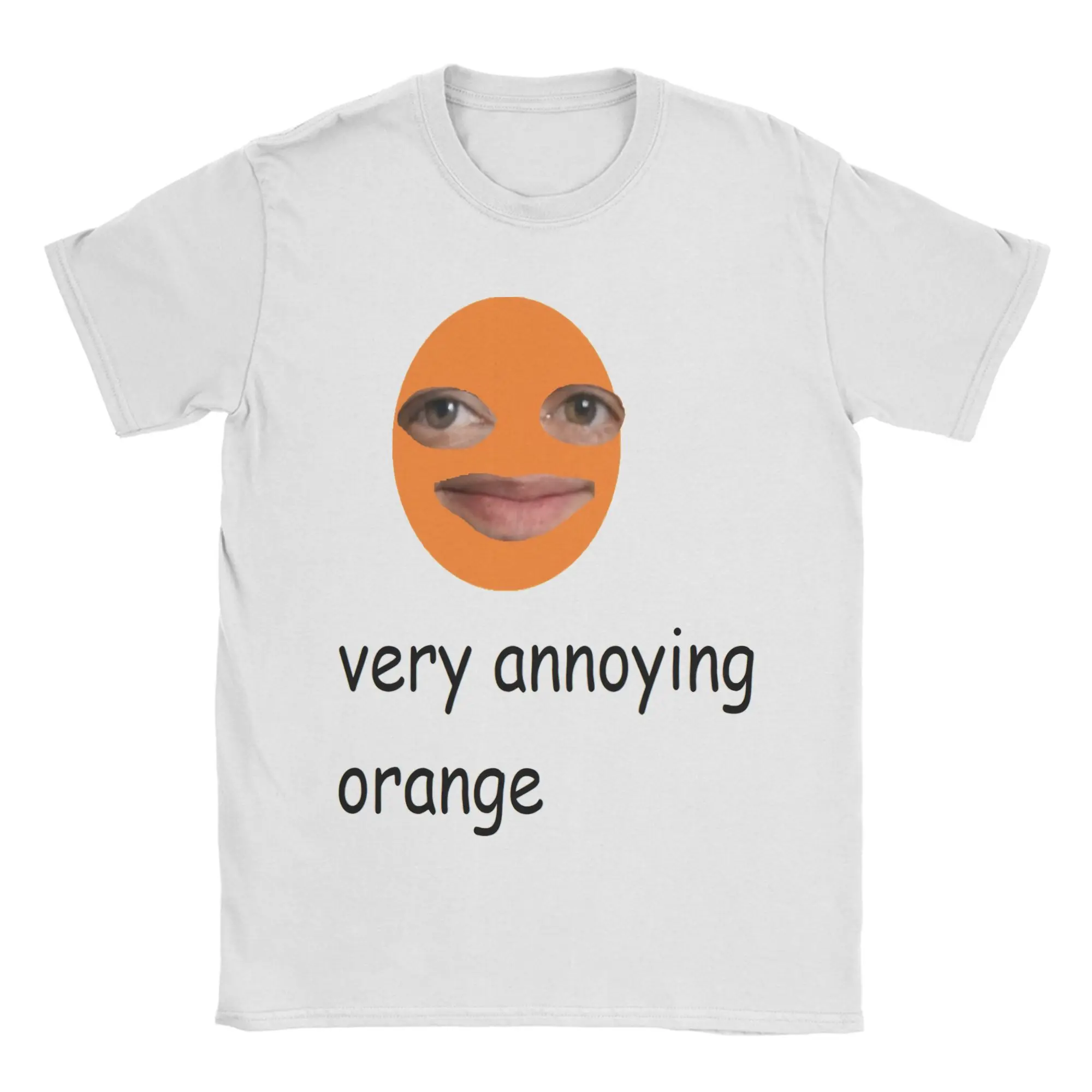Hip Hop Very Annoying Orange T-Shirt Men 100%Cotton Short Sleeve  O-neck Summer Tops