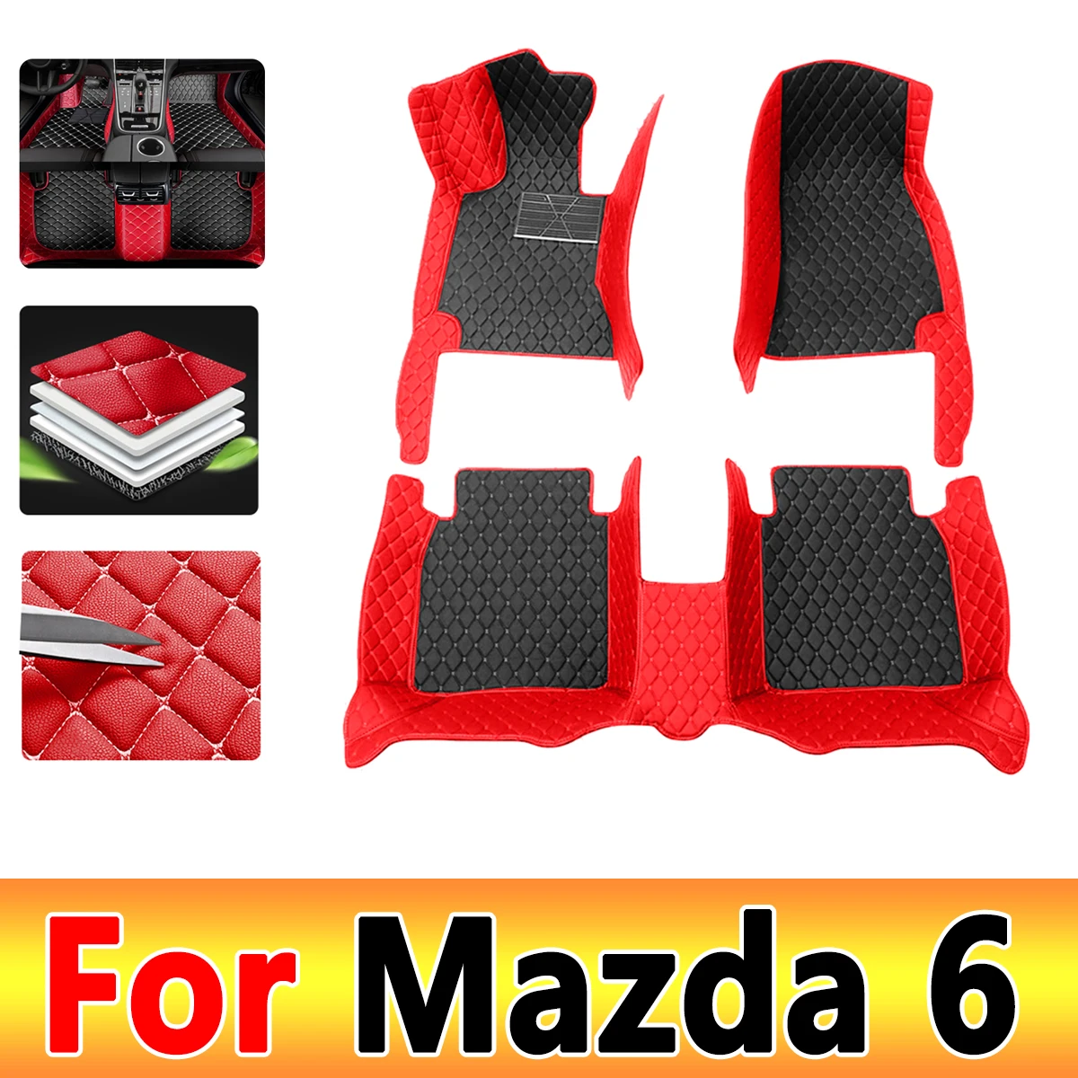 

Car Floor Mats For Mazda 6 2006 2007 2008 2009 2010 2011 2012 2013 2014 2015 2016 2017 Auto Foot Pads Interior Accessories