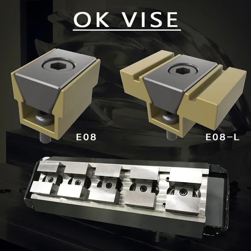 OK morsa Clamp E06/08 E06L/08L CNC Batch Product Processing OK Precision Fixture Multi Station fisso piccolo supporto interno bloccaggio