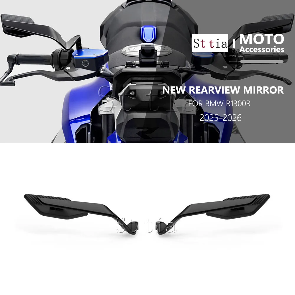 Für BMW R1300R R 1300R 2025 2026 R1300 R Motorrad-Rückspiegel Flügel Aerodynamische Aluminium-Seitenrückspiegel