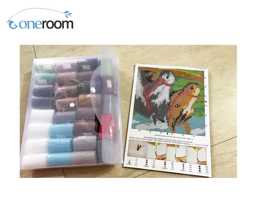 Embroidery Canvas Hook Kits, Unfinished Acrylic Yarn, Embroidery Cushion, Cross Stitch Carpet, 9 Latch, Top Selling SEA
