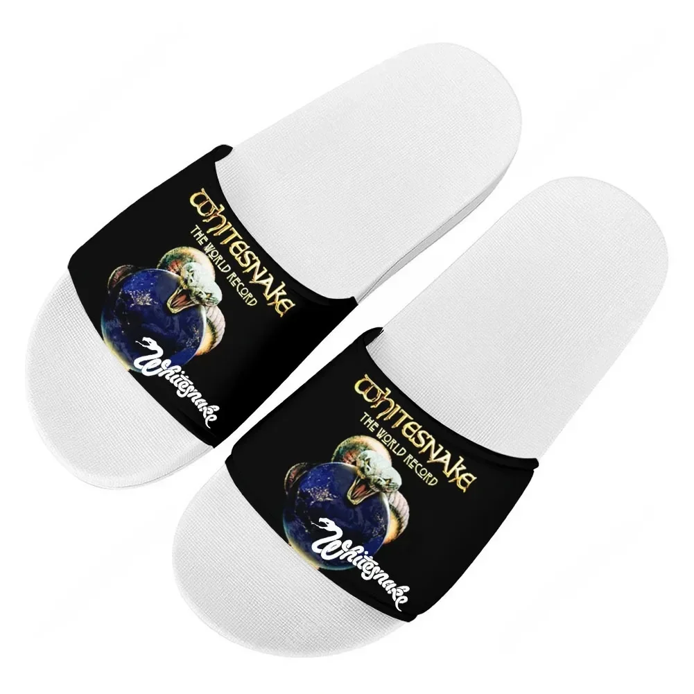 

Whitesnake Music Rock Band Slippers Home Outdoor Casual Water Shoe Men Women Teenager Beach Pool Sandals Summer Slipper