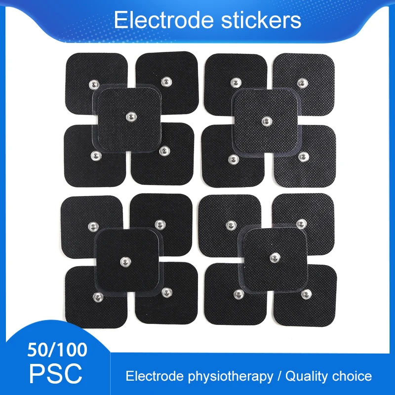 

50/100pcs Electrode Gel For Tens Acupuncture Physiotherapy Machine Ems Nerve Muscle Stimulator Therapy Machine Body Massage Tool