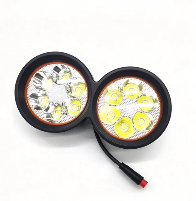 M5 Pro Parts Electric Scooter Handlebar Lamp Head Front LED Light Headlight
