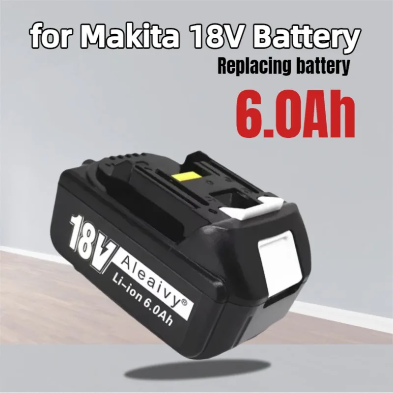 

18V 6000mAh Battery For Makita BL1860 BL1850B BL1850 BL1840 BL1830 BL1820 BL1815 LXT-400 Replacement 18650 Lithium Battery