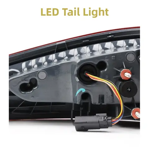 For Ford Mondeo 2013 2014 2015 2016 car accsesories LED Rear Outer Tail Light Assembly Brake Light Reversing Light Fog Light