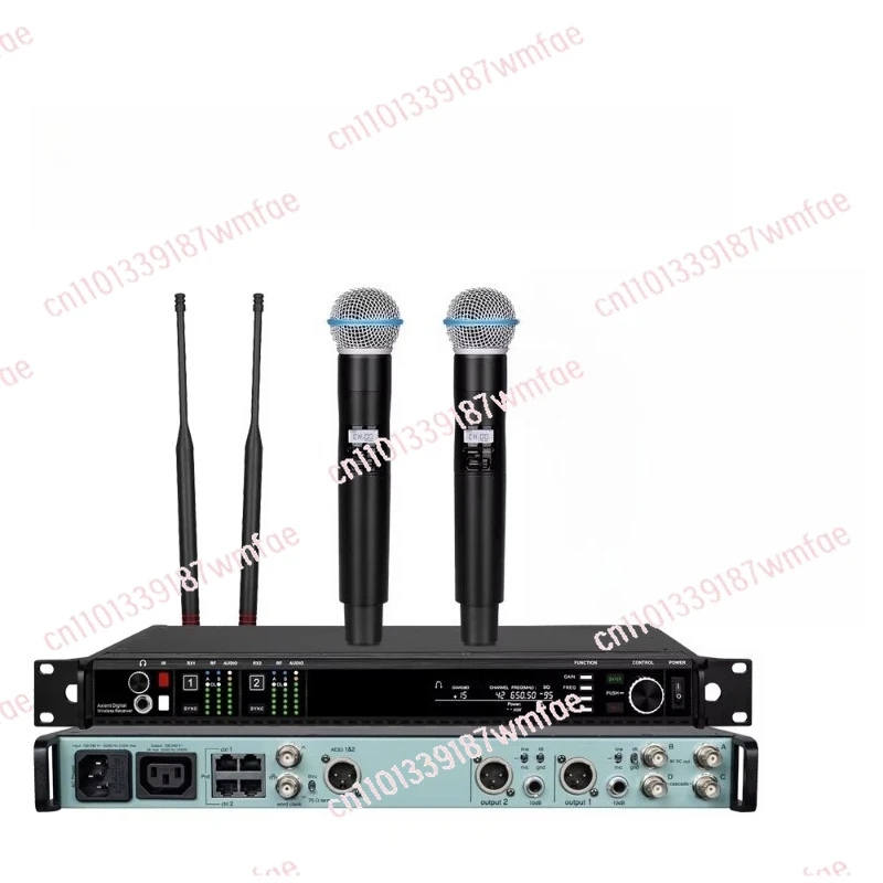 Analog Systems Professional Portable Handheld 2025 UHF Wireless Microphone System New Metal Capacitive