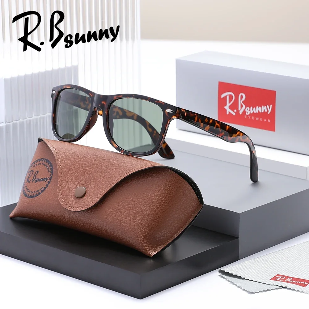 RBsunny Occhiali da sole polarizzati quadrati classici Uomo Donna UV400 Occhiali classici retrò Moda maschile Occhiali da guida antiriflesso